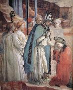Fra Filippo Lippi Details of The Mission of St Stephen painting